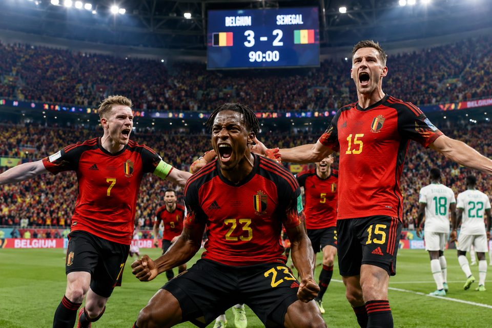 Pasaulio čempionato drama: Belgijos žygdarbis prieš Senegalą ir dešimties amerikiečių pergalė