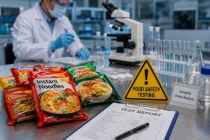 Pavojingas protrūkis Europoje: keliose šalyse fiksuojami „Salmonella“ susirgimai, siejami su greitai paruošiamais makaronais
