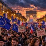 Protestų banga drebina Vakarų Europą: socialinis įniršis, politinės ambicijos ir geopolitinis šešėlis